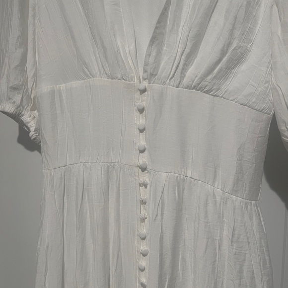 Commense White Button-Down Dress NWT - Picture 2 of 5